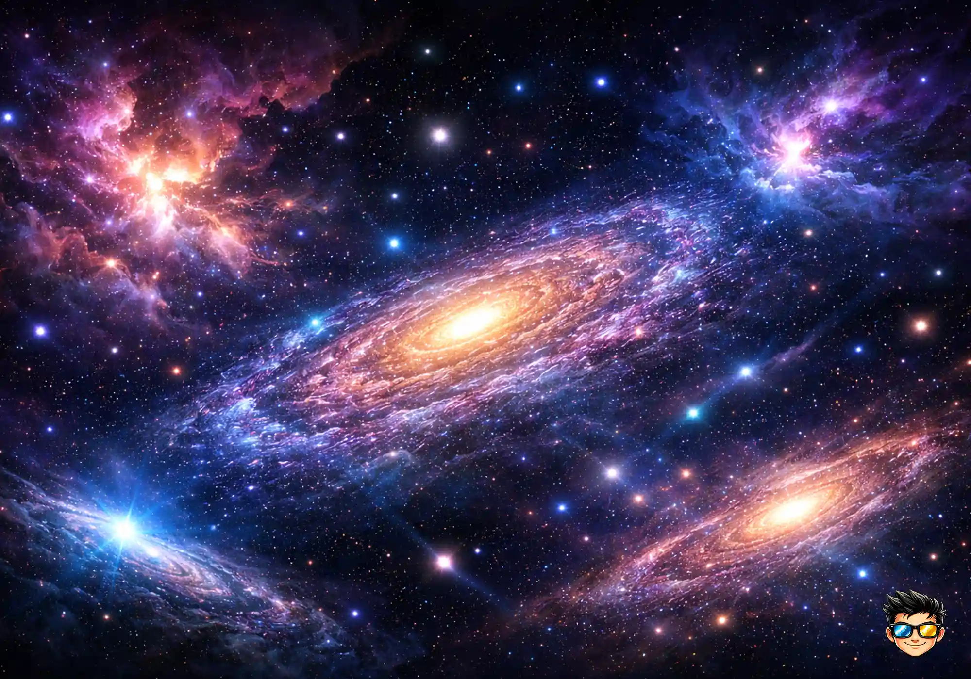 curiosidades del universo con galaxias y nebulosas mostrando fenómenos cósmicos sorprendentes