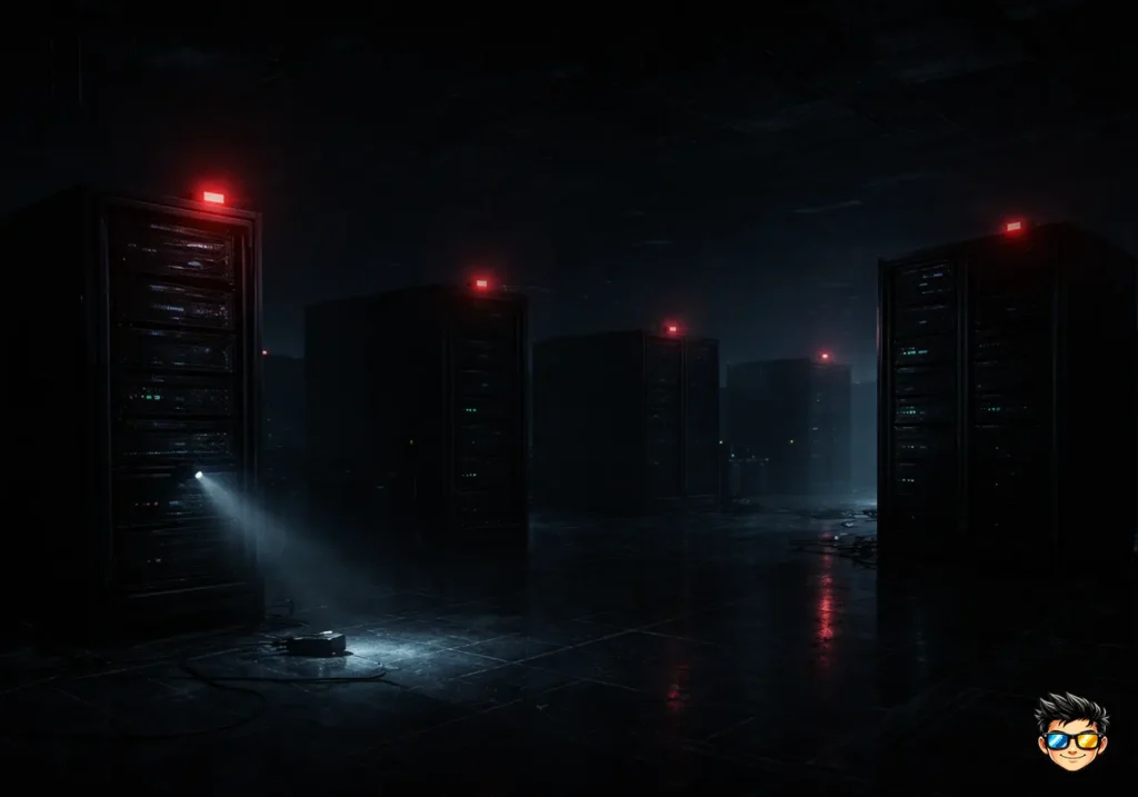 centros de datos sin electricidad dejando de funcionar