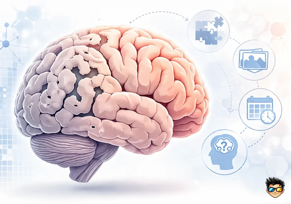 deterioro de la memoria en el cerebro por falta de sueño