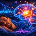 actividad cerebral mientras una persona duerme representando procesos que hace el cerebro mientras duermes