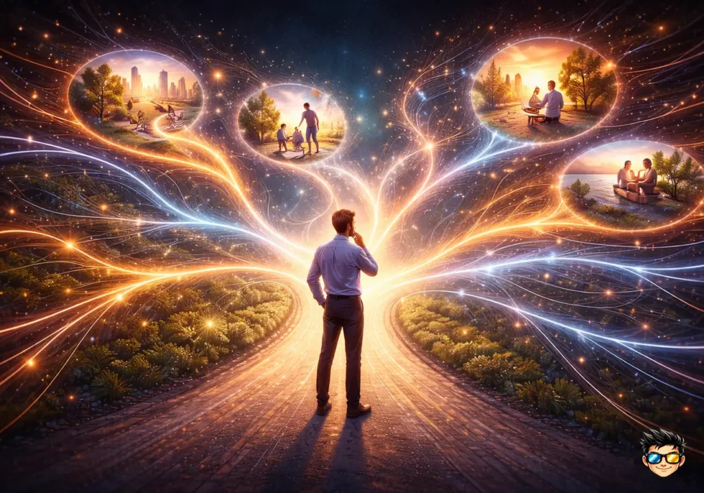 decisiones pequeñas generando multiples caminos en el futuro