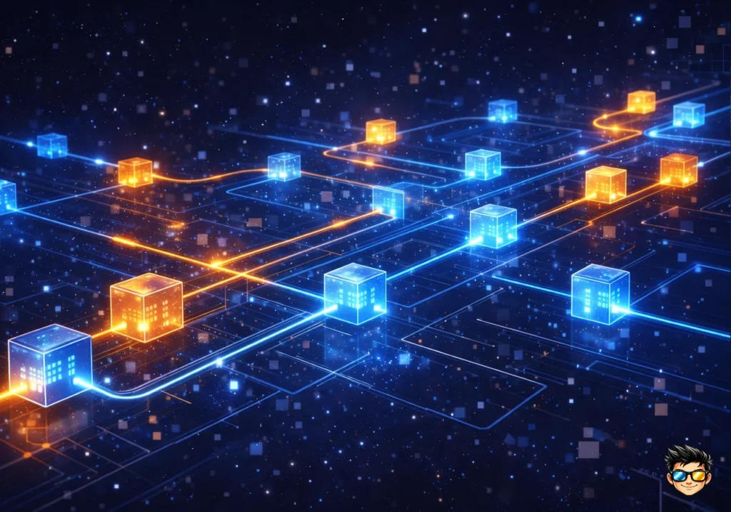 Cómo Funciona Internet: La Red Invisible Que Conecta El Mundo 3 paquetes de datos viajando por una red digital