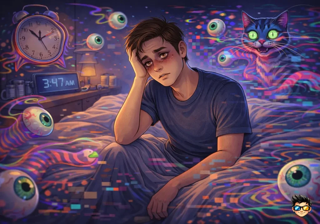 alucinaciones causadas por falta extrema de sueño