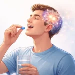 persona experimentando el efecto placebo con mejora percibida