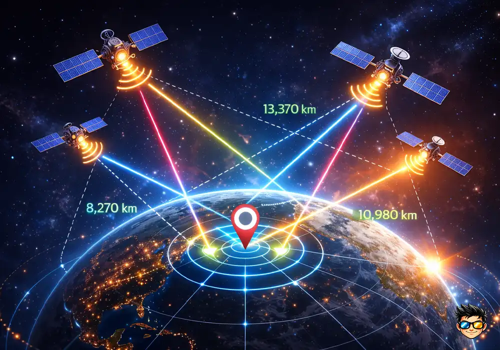 Cómo Funciona El Gps Y Por Qué Puede Saber Tu Ubicación En Cualquier Lugar 2 triangulacion gps utilizando señales de varios satelites para determinar una ubicacion