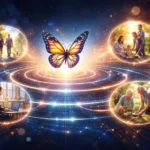 representacion que es el efecto mariposa con pequeñas acciones generando grandes consecuencias