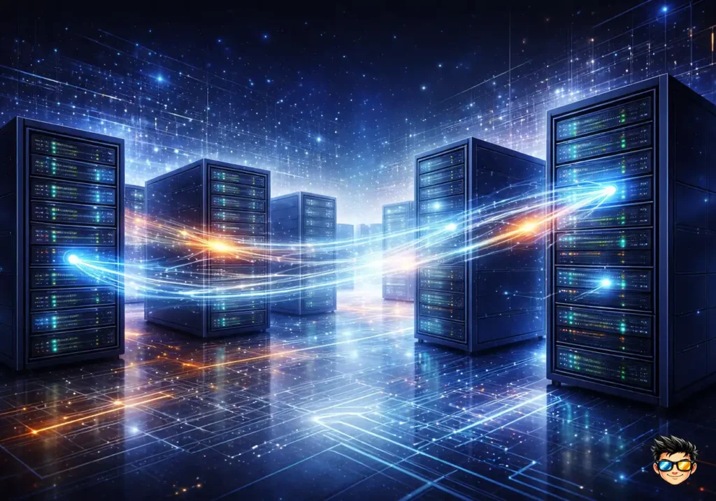 Cómo Funciona Internet: La Red Invisible Que Conecta El Mundo 4 servidores de internet procesando solicitudes de usuarios