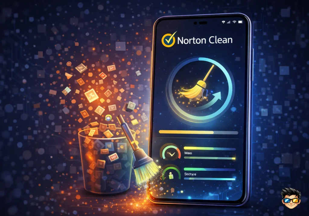 app norton clean eliminando archivos basura