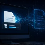 archivo eliminado que sigue existiendo digitalmente