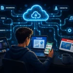 dispositivos conectados a la nube digital