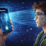 persona aprendiendo como funciona el reconocimiento facial