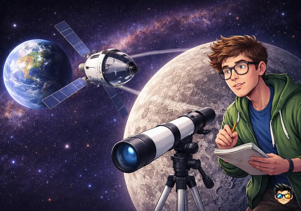 rotacion sincronizada de la luna mostrando siempre la misma cara