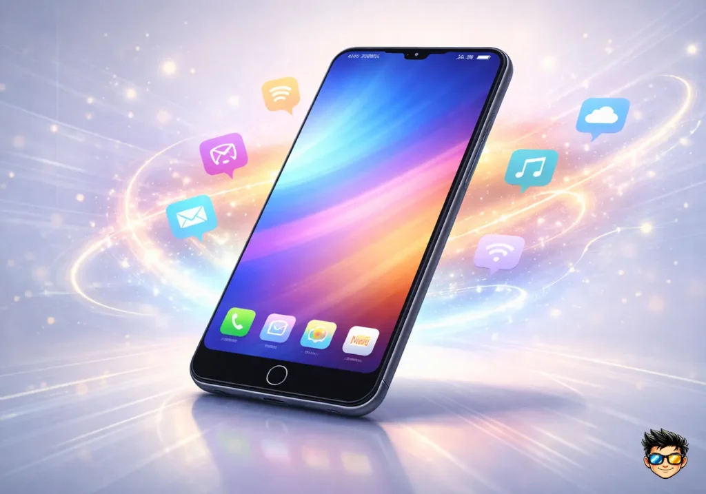 smartphone moderno con pantalla tactil representando revolucion tecnologica